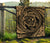 Hawaiian Kanaka Honu Hibiscus Tornando Gold Polynesian Premium Quilt - Polynesian Pride