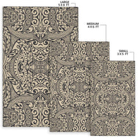 Polynesian Brown Dark Area Rug - Polynesian Pride