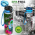 Guam Custom Personalised Hydro Tracking Bottle - Turtle Plumeria Banana Leaf - Polynesian Pride