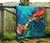 Hawaii Polynesian Premium Quilt - Sea Turtle Coral Treasure - Polynesian Pride