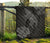 Hawaii Whale Swim Poly Gray Premium Quilt - Polynesian Pride