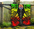 Tahiti Premium Quilt - Tahiti Flag Polynesian Reggae Tattoo - Polynesian Pride
