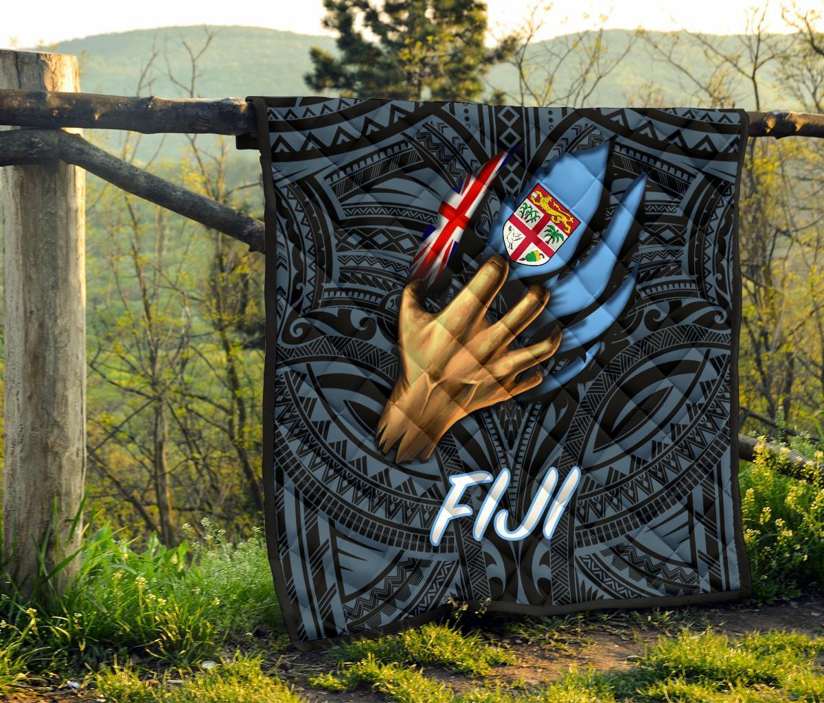 Fiji Premium Quilt - Fiji In Me (Blue) - Polynesian Pride