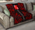 Wallis And Futuna Premium Quilt - Wallis And Futuna Coat Of Arms Polynesian Red Tattoo (Dark Red) - Polynesian Pride