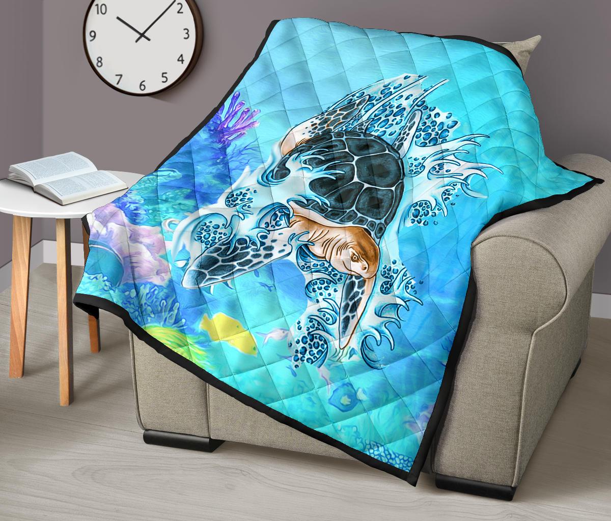 Turtle Cool Premium Quilt - Polynesian Pride
