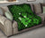 Hawaii Turtle Poly Tribal Green Premium Quilt - Polynesian Pride