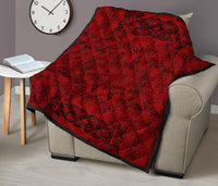 Polynesian Premium Quilt Red - Polynesian Pride