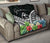 Guam Premium Quilt - Guam Coat of Arms & Polynesian Tropical Flowers White - Polynesian Pride