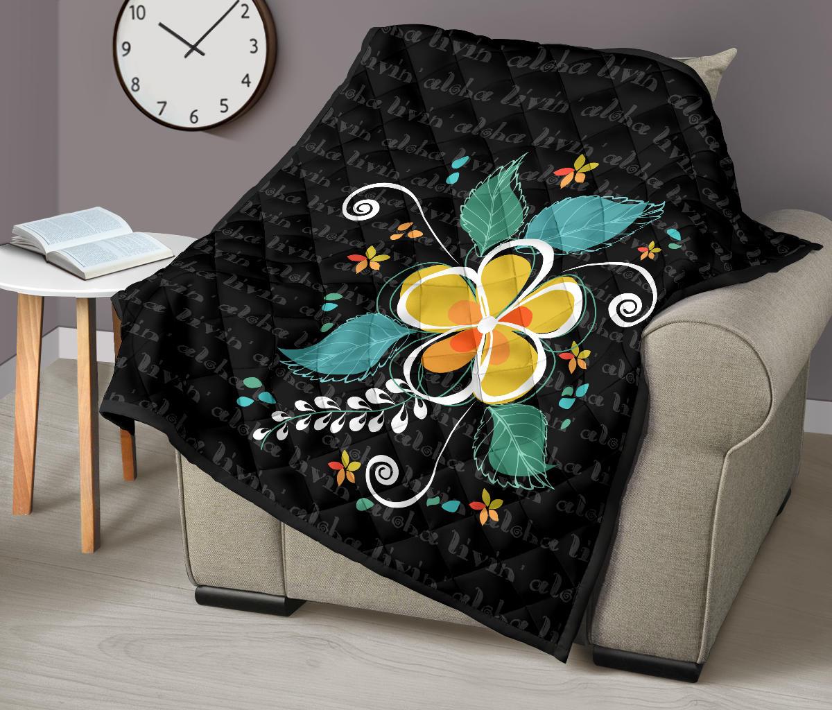 Aloha Hibiscus Premium Quilt - Polynesian Pride