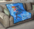 Fiji Premium Quilt - Blue Shark Polynesian Tattoo - Polynesian Pride