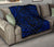 Hawaiian Kanaka Honu Hibiscus Tornando Blue Polynesian Premium Quilt - Polynesian Pride