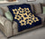 Hawaiian Premium Quilt Royal Pattern - Indigo - A1 Style - Polynesian Pride