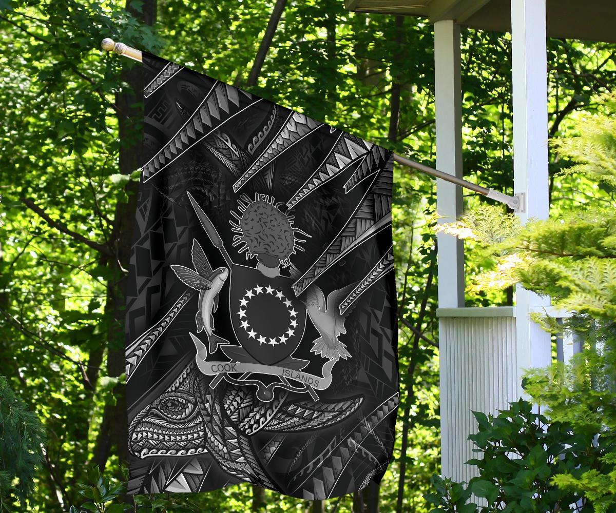 Cook Islands Flag - Seal With Whale Style - Polynesian Pride