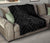 Hawaii Map Turtle Hibiscus Divise Gray Polynesian Premium Quilt - Polynesian Pride