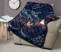 Night On The Land Premium Quilt - Polynesian Pride