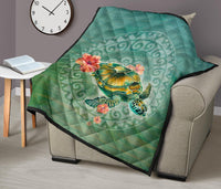 Circle Turtle Premium Quilt - Polynesian Pride