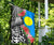 Palau Flag - Custom Personalised Curve Style - Polynesian Pride