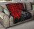 Hawaii Polynesian Premium Quilt - Kanaka Maoli & Red Turtle Hibiscus - Polynesian Pride
