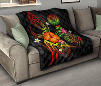 American Samoa Polynesian Premium Quilt - Legend of American Samoa (Reggae) - Polynesian Pride