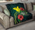 Papua New Guinea Polynesian Premium Quilt - Green Turtle Hibiscus - Polynesian Pride