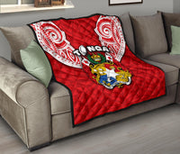 Tonga Rugby Premium Quilt Royal Style - Polynesian Pride