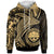 Federated States of Micronesia Hoodie Humpback Whale & Coat of Arms Gold Unisex Gold - Polynesian Pride