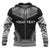 Niue Polynesian Chief Custom Zip up Hoodie Black Version Unisex Black - Polynesian Pride