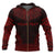 Tuvalu Polynesian Chief Custom Zip up Hoodie Red Version - Polynesian Pride