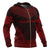 Tuvalu Polynesian Chief Custom Zip up Hoodie Red Version - Polynesian Pride