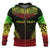 Tuvalu Polynesian Chief Custom Zip up Hoodie Reggae Version - Polynesian Pride