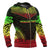Tuvalu Polynesian Chief Custom Zip up Hoodie Reggae Version - Polynesian Pride