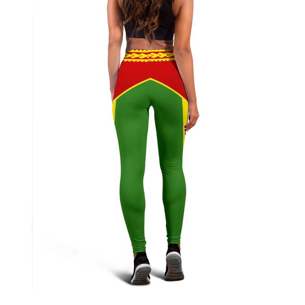 Hawaii Active Leggings A16 - Polynesian Pride