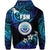 Federated States of Micronesia Zip Hoodie Unique Vibes Blue LT8 - Polynesian Pride