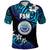 Federated States of Micronesia Polo Shirt Unique Vibes Blue LT8 - Polynesian Pride