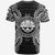 Federated States of Micronesian T Shirt FSM Seal Map Polynesian Tattoo White Black - Polynesian Pride