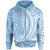 Federated States of Micronesia Zip Hoodie Wings Style Flag Color Unisex Blue - Polynesian Pride