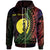 New Caledonia Zip Hoodie Yate Barrage Wings Style Flag Color Unisex Black - Polynesian Pride