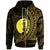 New Caledonia Zip Hoodie Noumea Wings Style Unisex Black - Polynesian Pride
