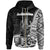 New Caledonia Islands Zip Hoodie Le Mont Dore Seal of New Caledonia Polynesian Patterns Unisex Black - Polynesian Pride