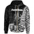 New Caledonia Islands Zip Hoodie Ponerihouen Seal of New Caledonia Polynesian Patterns Unisex Black - Polynesian Pride