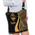Guam Boho Handbag - Gold Polynesian Tentacle Tribal Pattern