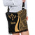 Kosrae Boho Handbag - Gold Polynesian Tentacle Tribal Pattern