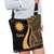 Nauru Boho Handbag - Gold Polynesian Tentacle Tribal Pattern