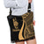 New Caledonia Boho Handbag - Gold Polynesian Tentacle Tribal Pattern Crest