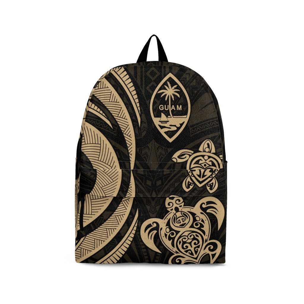 Guam Backpack - Gold Tentacle Turtle Gold - Polynesian Pride