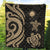 Marshall Islands Premium Quilt - Gold Tentacle Turtle - Polynesian Pride