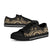 Tuvalu Low Top Canvas Shoes - Gold Tentacle Turtle - Polynesian Pride