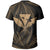 Hawaii King Polynesian T Shirt Durk Style Gold - Polynesian Pride