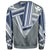 Hawaii Sweatshirt - Football Jersey Style - Gray And Blue - AH - Polynesian Pride