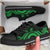 Tuvalu Low Top Canvas Shoes - Green Tentacle Turtle - Polynesian Pride